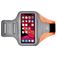 Mobigear Easy Fit Handyhalterung Joggen Nokia 4.2 Sporthülle Neopren Sportarmband - Orange