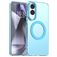 Mobigear Shockproof Samsung Galaxy S25 Edge MagSafe Hülle Hardcase Backcover - Blau