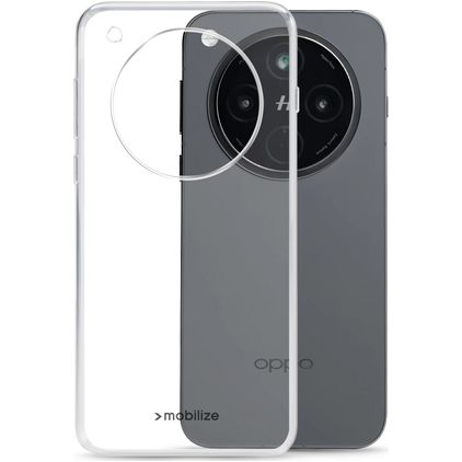 Mobilize Gelly Durchsichtig OPPO Find X8 Hülle Flexibles TPU Backcover - Transparent