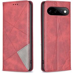 Mobigear Rhombus Slim Google Pixel 11 Hülle Klapphülle - Rot