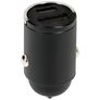 Mobiparts Car Charger Dual USB / USB-C Autoladegerät USB-C 30W - Schwarz
