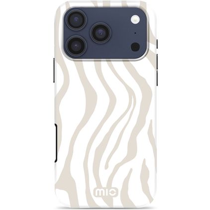 MIO iPhone 17 Pro MagSafe Hülle Hardcase Backcover - Sandy Zebra