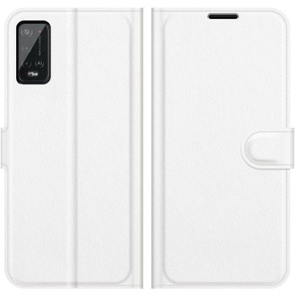 Mobigear Classic Wiko Power U20 Hülle Klapphülle Geldbörse - Weiß