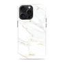 MIO iPhone 15 Pro MagSafe Hülle Hardcase Backcover - White Marble