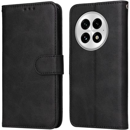 Mobigear Wallet OnePlus 13 Klapphülle Portemonnaie - Schwarz