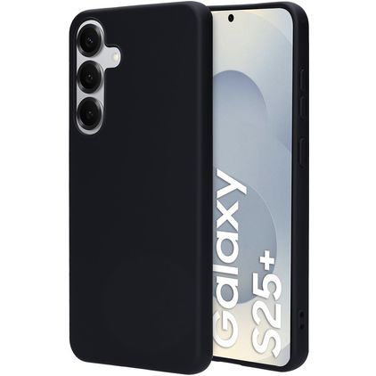Mobiparts Samsung Galaxy S25 Plus Silikon Backcover - Schwarz