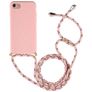 Mobigear Lanyard iPhone SE (2020) Flexibles TPU Handykette - Pink