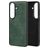 Mobiparts Classic Samsung Galaxy S26 MagSafe TPU / Kunstleder Backcover - Emerald Green