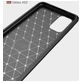 Mobigear Brushed Slim Samsung Galaxy A52s 5G Hülle Flexibles TPU Backcover - Schwarz
