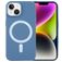 Mobigear Rubber Touch iPhone 15 Silikon MagSafe Hülle Backcover - Blau
