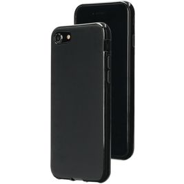 Mobiparts Classic iPhone SE (2022) Hülle Flexibles TPU Backcover - Matt Black