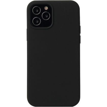 Mobigear Rubber Touch iPhone 13 Mini Silikon Hülle Backcover - Schwarz