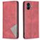 Mobigear Rhombus slim Samsung Galaxy A05 Hülle Klapphülle - Rot