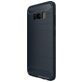 Mobigear Brushed Slim Samsung Galaxy S8 Hülle Flexibles TPU Backcover - Blau