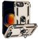 Mobigear Armor Ring iPhone 16e Hülle Hardcase Backcover Stoßfest mit Ringhalter - Gold