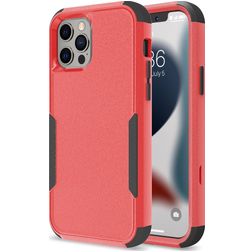 Mobigear Ultra Tough iPhone 14 Pro Max Hülle Hardcase Backcover Stoßfest - Rot