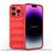 Mobigear Bumpy iPhone 15 Pro Max Hülle Flexibles TPU Backcover - Rot