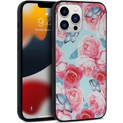 Mobigear Flowers iPhone 14 Plus Hülle Hardcase Backcover - Model 3