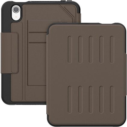 Mobigear Magnetic Folio iPad Mini 7 (2024) Hülle Klapphülle + Stifthalter - Braun