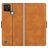 Mobigear Slim Magnet Realme C25Y Hülle Klapphülle Geldbörse - Cognac