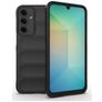 Mobigear Bumpy Samsung Galaxy A16 Hülle Flexibles TPU Backcover - Schwarz