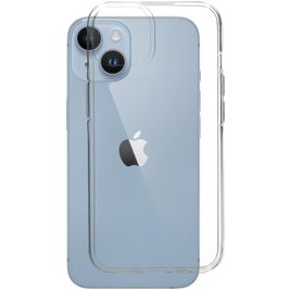 Mobiparts Classic Durchsichtig iPhone 14 Hülle Flexibles TPU Backcover - Transparent