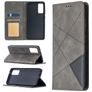 Mobigear Rhombus Slim Samsung Galaxy S20 FE Hülle Klapphülle - Grau