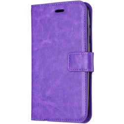 Mobigear Wallet Samsung Galaxy A20e Hülle Klapphülle Geldbörse - Lila