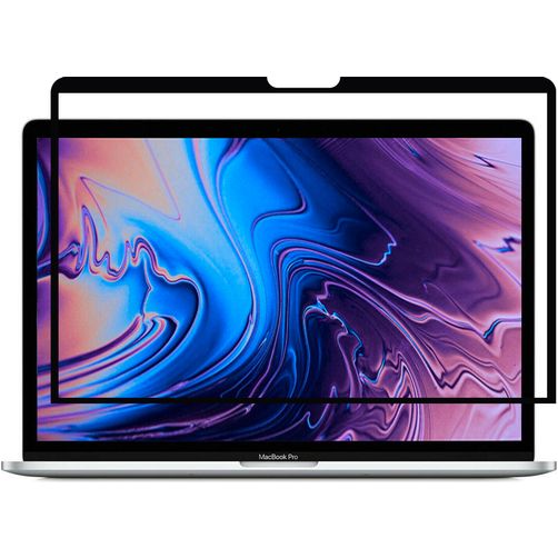 GrizzlyCoat MacBook Pro 15 Zoll (2016-2019) Displayschutz Anti-Glare Schutzfolie - Hüllenfreundlich - Schwarz Model A1707 / A1990