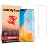 GrizzlyCoat Huawei P40 Pro Hydrogel TPU Displayschutz - Hüllenfreundlich + Applikator (2er Pack)