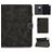 Mobigear Folio iPad Air 4 (2020) Klapphülle + Stylus-Halter - Schwarz