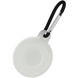 Mobigear Circle Key Apple AirTag Hülle Flexibles TPU Schlüsselanhänger - Transparent
