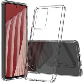 Mobigear Crystal Durchsichtig Samsung Galaxy A73 Hülle Hardcase Backcover - Transparent