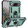 Mobigear Armor Ring Google Pixel 9 Pro XL Hülle Hardcase Backcover Stoßfest mit Ringhalter - Grün