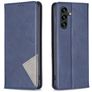 Mobigear Rhombus Slim Samsung Galaxy A56 Hülle Klapphülle - Blau