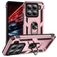 Mobigear Armor ring Xiaomi 15 Hülle Hardcase Backcover Stoßfest mit Ringhalter - Roségold