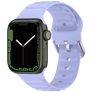 Mobigear Bumpy Silikon Apple Watch Armband Dornschließe - 42/41/40/38 mm - Lila