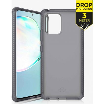 ITSkins SpectrumFrost Samsung Galaxy S10 Lite Hülle Hardcase Backcover Stoßfest - Schwarz