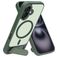 Mobiparts Hardcover iPhone 16 MagSafe Hülle Hardcase Backcover mit Ständer - Satin Green