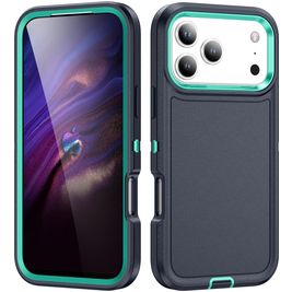 Mobigear Rugged iPhone 17 Pro Hülle Hardcase Backcover Stoßfest - Blau
