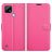 Mobigear Classic Realme C21 Hülle Klapphülle Geldbörse - Magenta