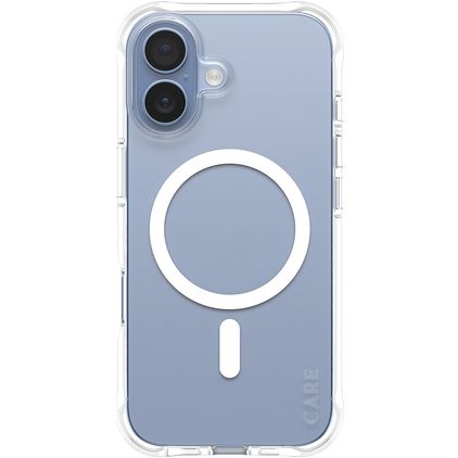 CARE by PanzerGlass Fashionable Durchsichtig iPhone 17 Silikon MagSafe Hülle Backcover - Transparent