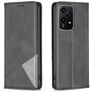 Mobigear Rhombus Slim HONOR 200 Lite Klapphülle - Schwarz