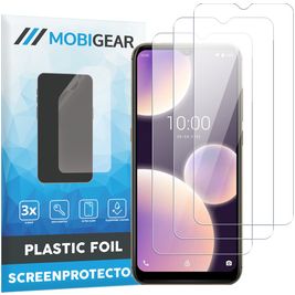 Mobigear Wiko View 4 Lite Displayschutz Schutzfolie - Hüllenfreundlich (3er Pack)