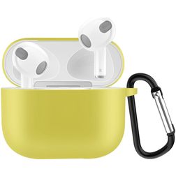 Mobigear Classic Apple AirPods 3 Hülle Silikon (flexibel) - Gelb