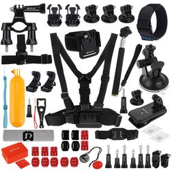 Puluz GoPro Mount Zubehör Starter Pack 53 Teile