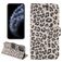 Mobigear Leopard iPhone 13 Hülle Klapphülle Geldbörse - Braun