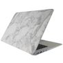 Mobigear Marble MacBook Pro 13 Zoll (2008-2012) Hardcase Hülle MacBook Case - Weiß / Grau - Model A1278