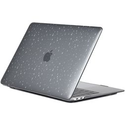 Mobigear Sparkle MacBook Air 13 Zoll (2018-2020) Hardcase Hülle MacBook Case - Schwarz - Model A1932 / A2179 / A2337