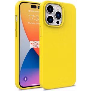 Mobigear Bio iPhone 16 Pro Hülle Umweltfreundliches Backcover - Gelb
